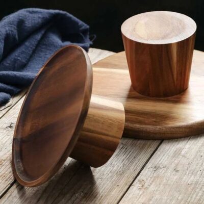 Acacia wood cake stand-5(1)