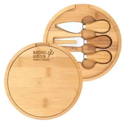 Bamboo Cheese Board Sets Knifes Tools (3)