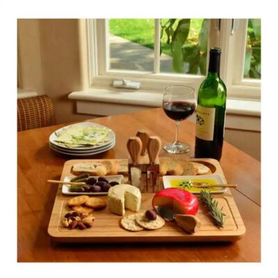 Bamboo Tray For Cheese Serving tray (1)