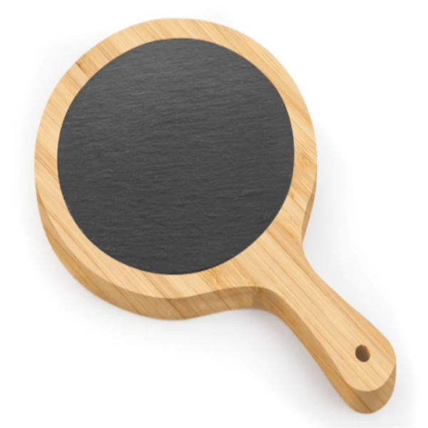 Bamboo and slate serving board-3-2