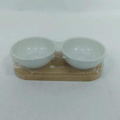 Ceramic Tapas set with bamboo tray131