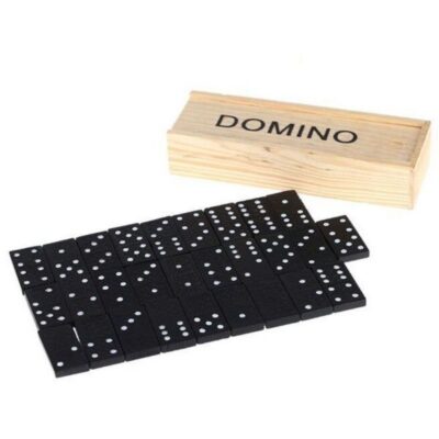 Dominos gift set with glass cup-4