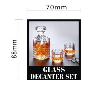 Glass decanter set-2