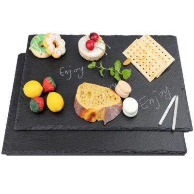 Rectangle Plates Natural Stone Food Serving Tray (1)