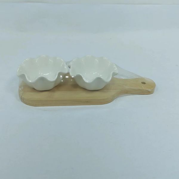 Set of 2 tapas set with tray