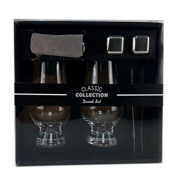 Set of 2pcs glass drink set -6