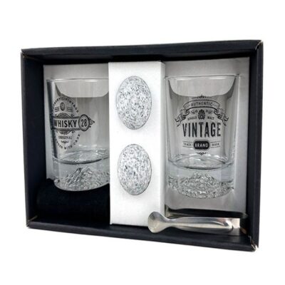 Set of 2pcs whisky drink set