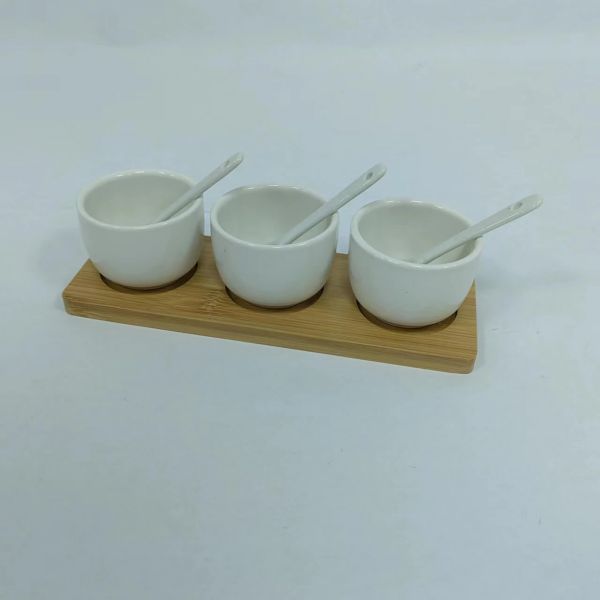 Set of 3pcs tapas set with tray-2 Set of 3pcs tapas set with tray-2
