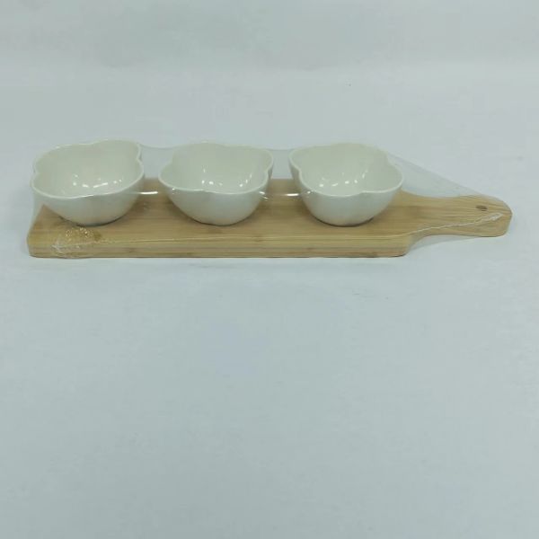 Set of 3pcs tapas set with tray-1 Set of 3pcs tapas set with tray-1