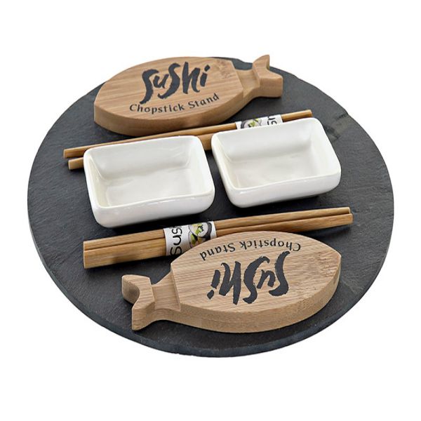 Sushi serving tray set