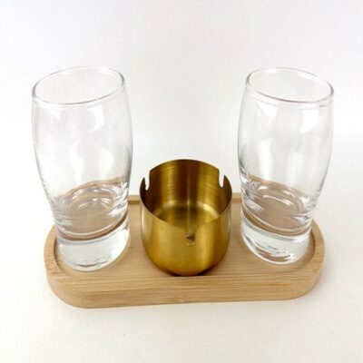 Whiskey gift set with ashtray-1