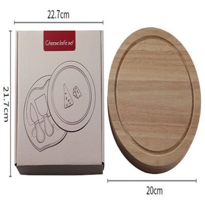 Wood cheese and cracker boards set-2