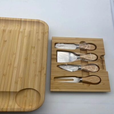 Wood food serving tray-3