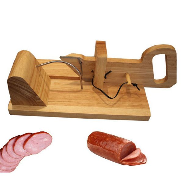 Wood sausage cutting boards