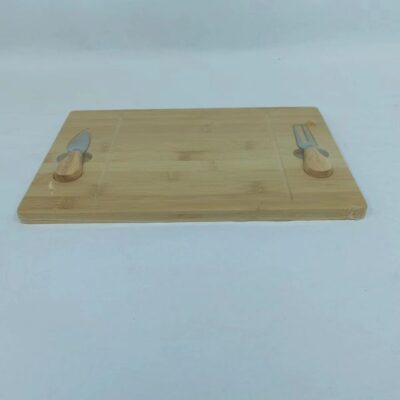 cheese and crackers tray with knife-2