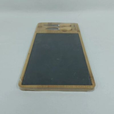 cheese and crackers tray with knife-2