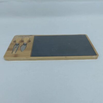 cheese and crackers tray with knife-1