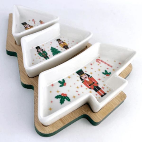 christmas appetizer plates