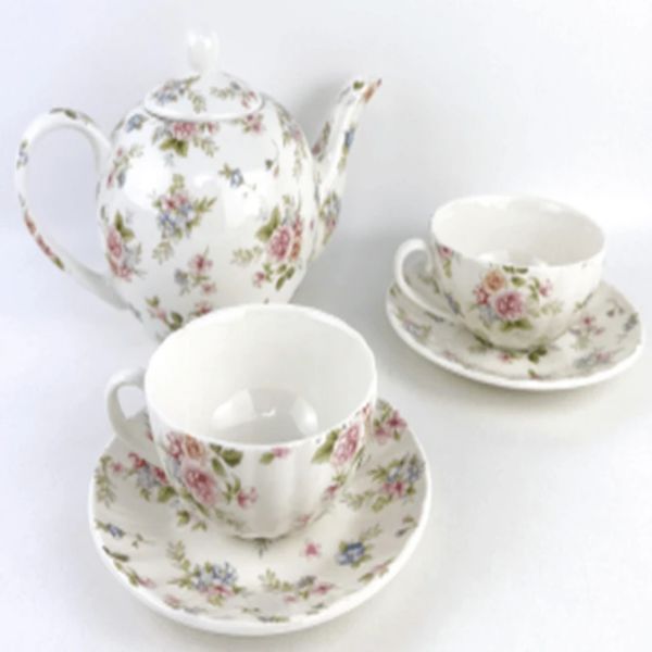 tea pot and cup set for 2 person-1