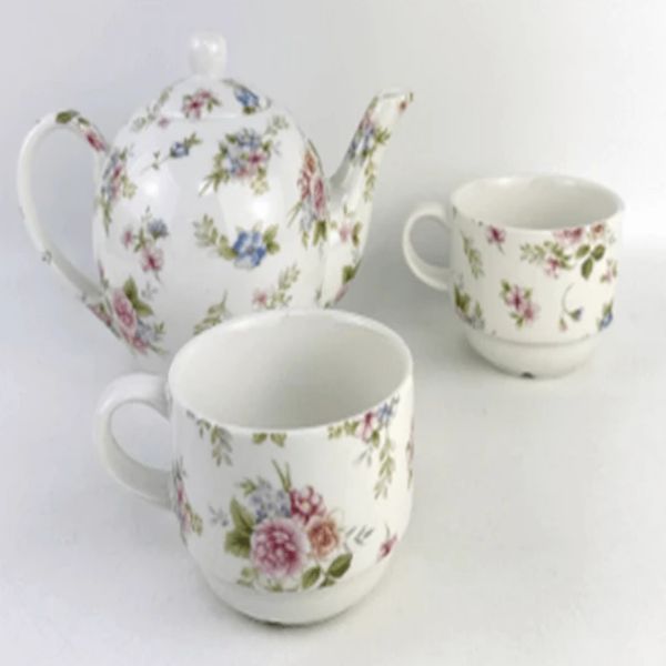 tea pot and cup set for 2 person-2 tea pot and cup set for 2 person-2